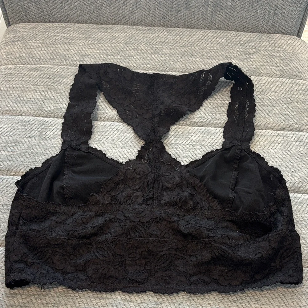 Free People Black Lace Bralette. This is just sexy!